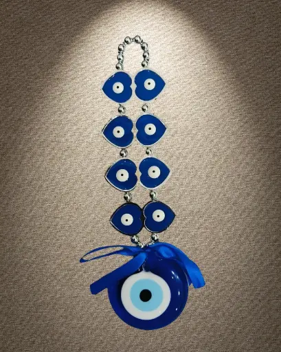 Evil Eye Hanging Amulet – Protective Blue Nazar Charm