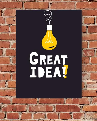 Great Idea Wall Poster