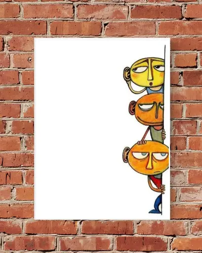 Three Men Wall Poster