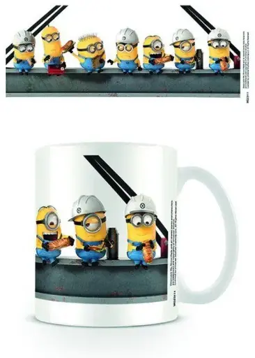 Custom "Minions" Cartoon Character Printed White Sublimation Mug - Personalized Gift for Fans