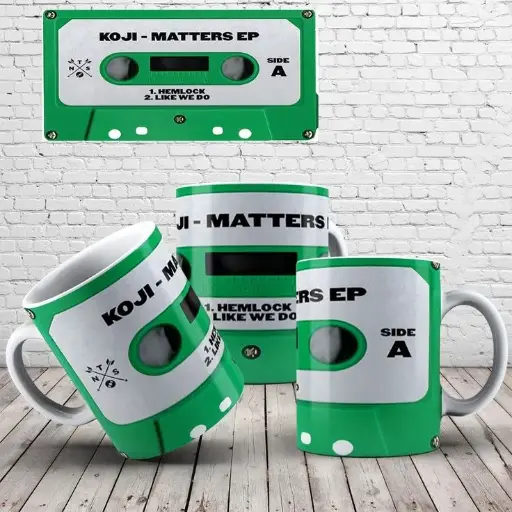 Retro Vibes - Custom Old Tape Recorder Cassette Design Sublimation Mug