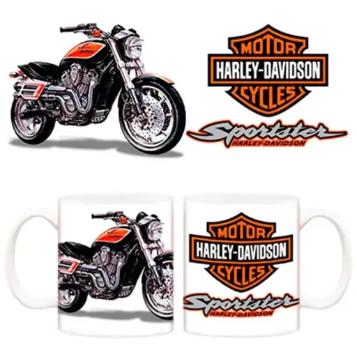 Harley Bike Sublimation Mug – Perfect Gift for Bike Enthusiasts