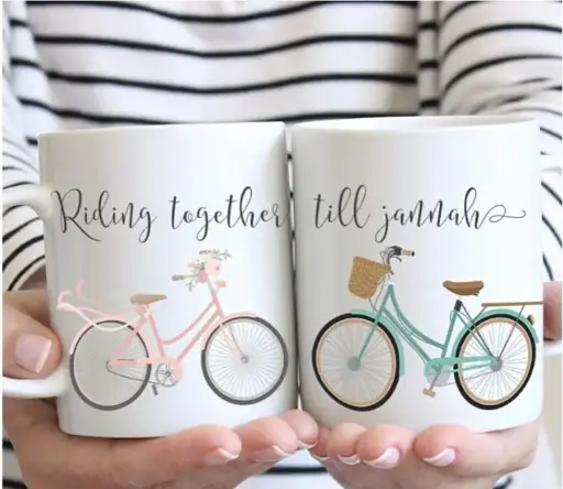 Personalized Couple Mugs – Custom Printed His & Hers Coffee Cups for Couples
